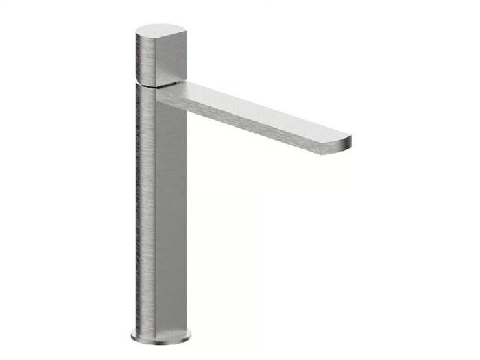 BORGIA 89040B - Countertop single handle stainless steel washbasin tap _ Rubinetterie Frattini